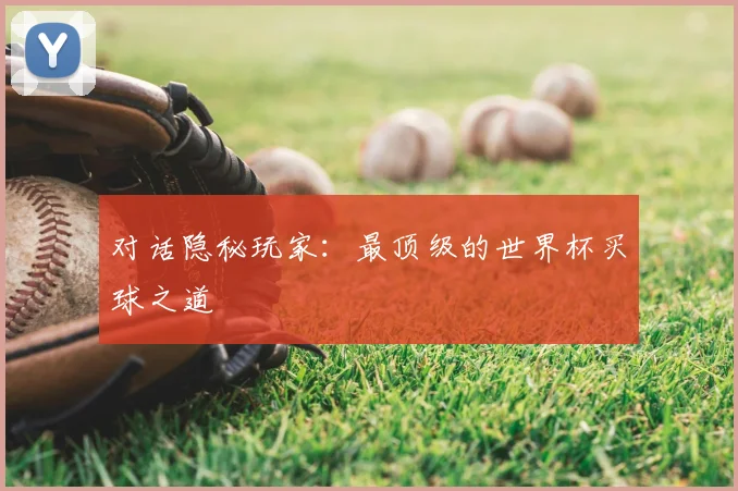 对话隐秘玩家：最顶级的世界杯买球之道