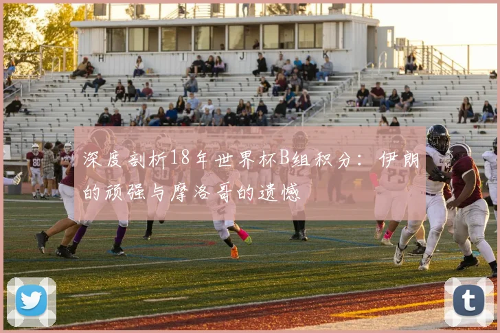 深度剖析18年世界杯B组积分：伊朗的顽强与摩洛哥的遗憾