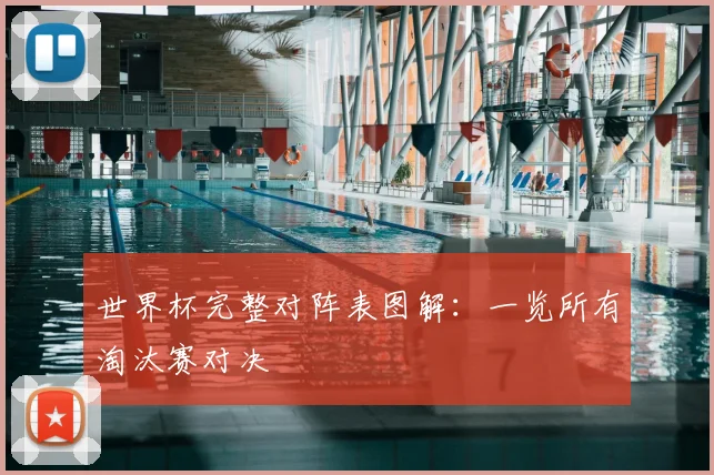 世界杯完整对阵表图解：一览所有淘汰赛对决